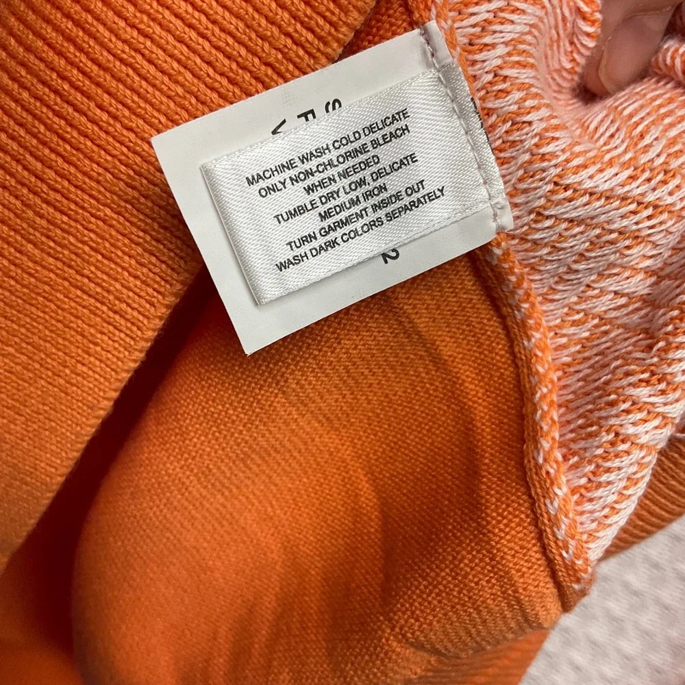 Cutter & Buck Mens Orange V-Neck Sweater 2008 US Womens Open‎ Interlachen Golf